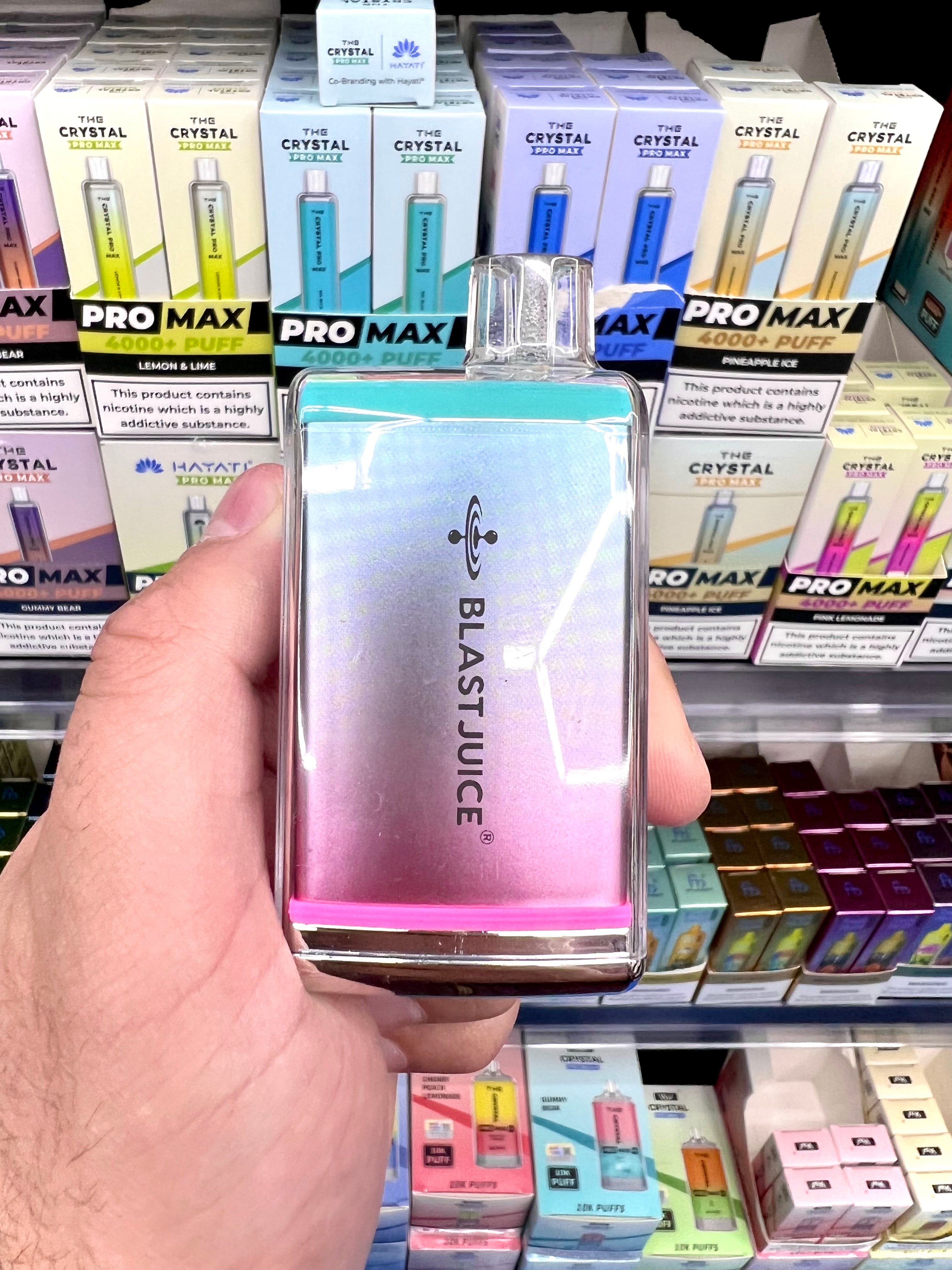 The Crystal Pro Max Cube Disposable Vape